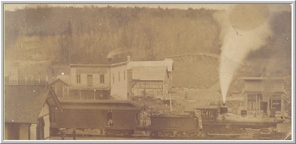 Alanson-Railroad in town Alanson-Railroad in town