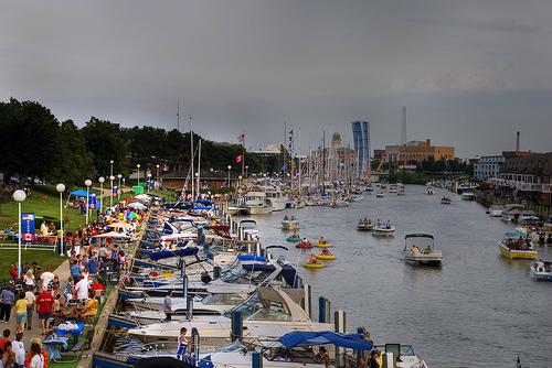 A busy summer day A busy summer day