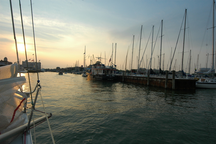 Sunset in downtown Port Huron Sunset in downtown Port Huron