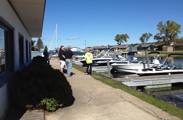 Boat Slip facility on Burt Lake Boat Slip facility on Burt Lake