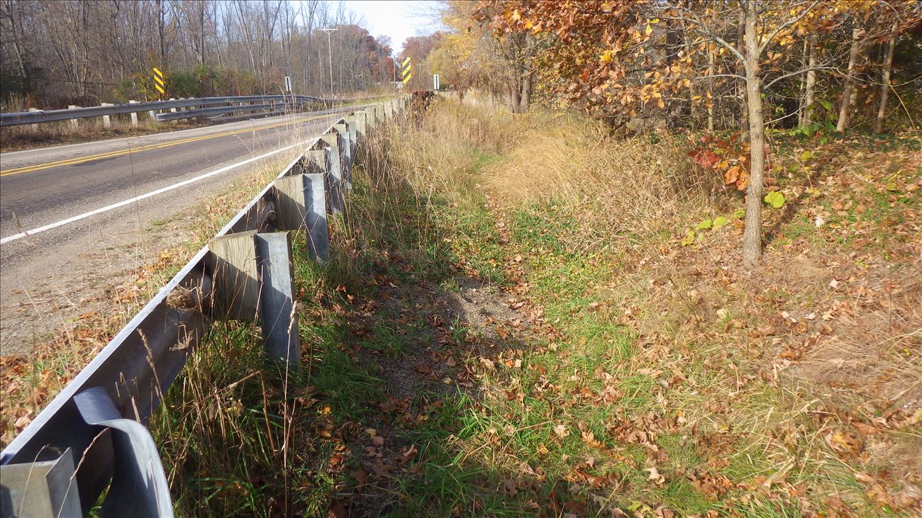 path to river on southeast side of bridge path to river on southeast side of bridge