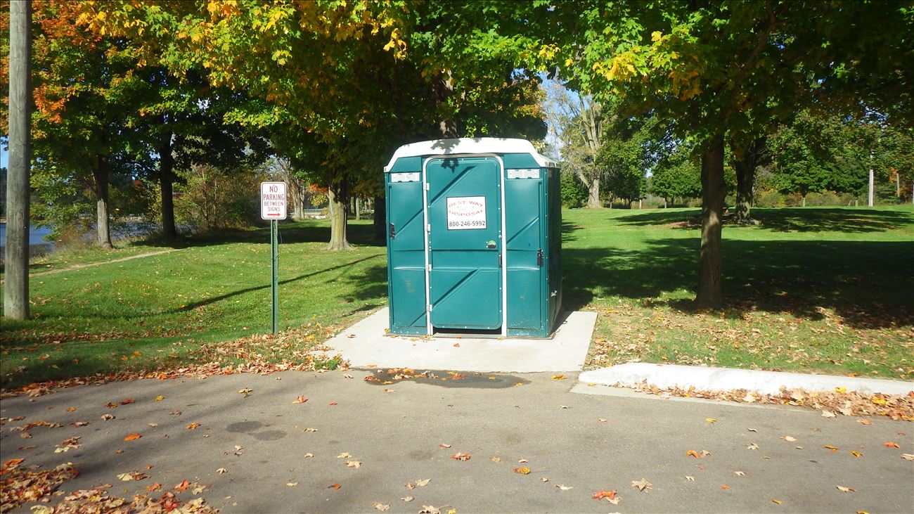 Portable toilet at Sunset Park Portable toilet at Sunset Park